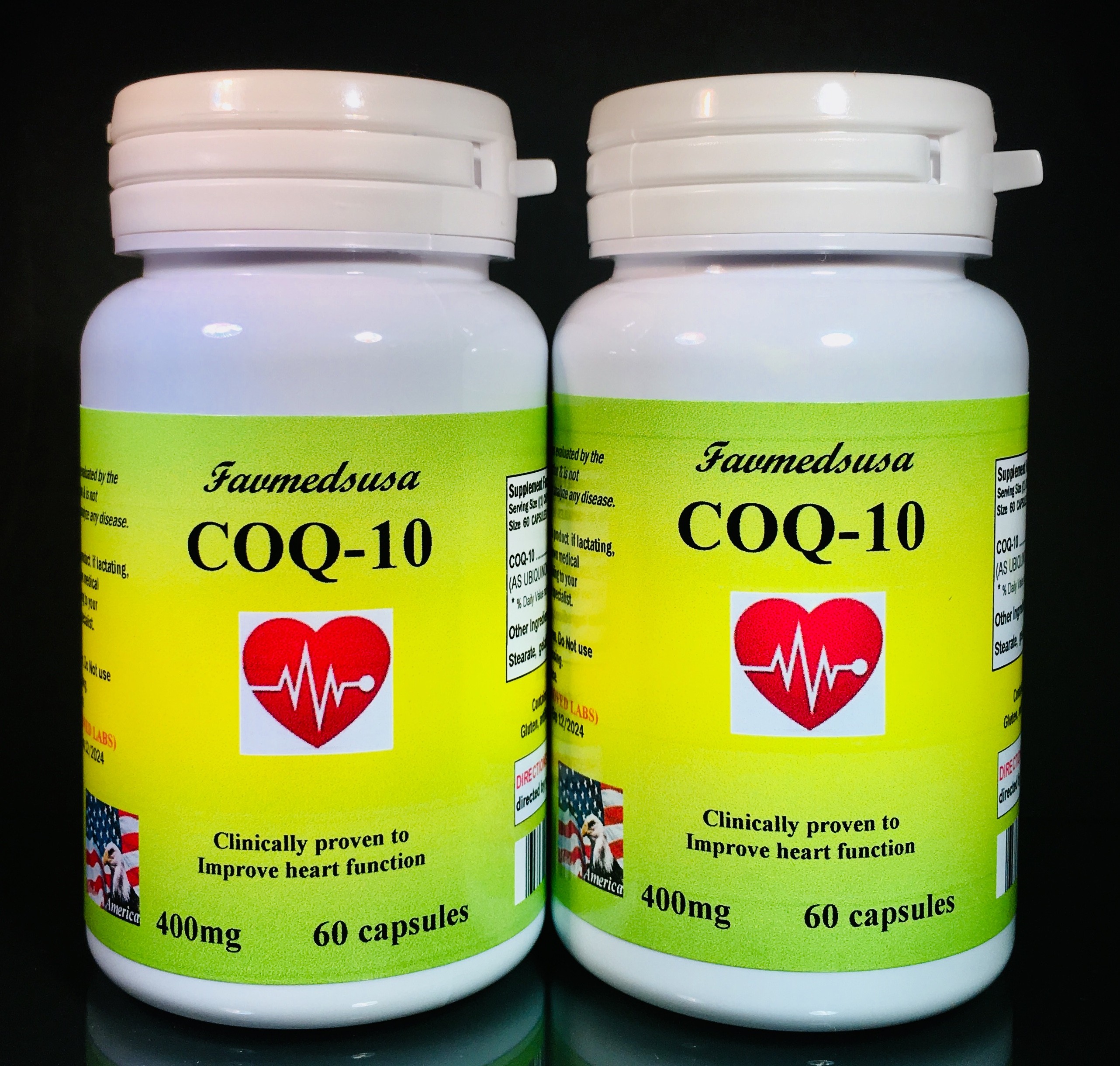 CoQ-10 400mg - 120 (2x60) capsules